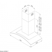 Máy hút mùi Malloca Gama K3155.9 Image 1