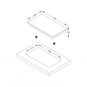 Bếp domino 2 từ Malloca MDI 302 Image 1
