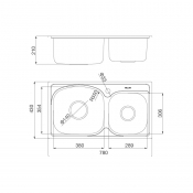 Chậu rửa bát Malloca MS 1011P Image 1