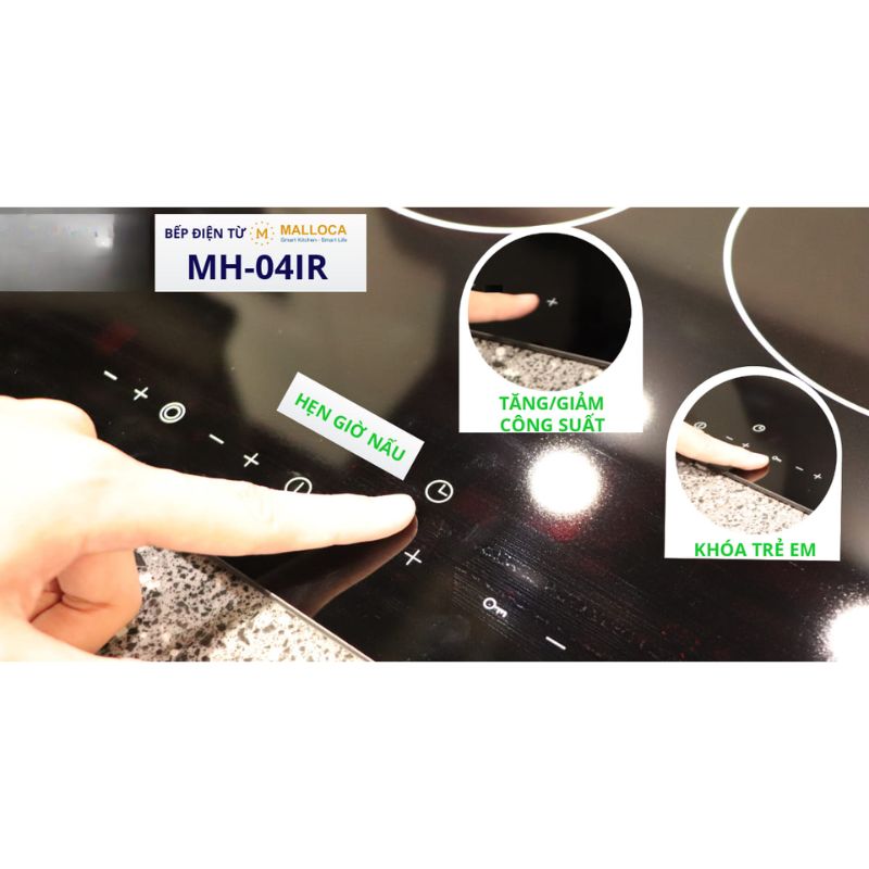 Bảng điều khiển cực đơn giản, dễ sử dụng Malloca MH-04IR Bảng điều khiển cực đơn giản, dễ sử dụng Malloca MH-04IR
