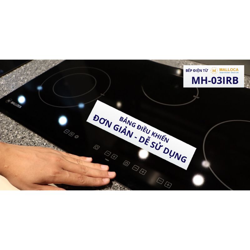 Malloca MH-03IRB Bảng điều khiển cảm ứng Malloca MH-03IRB Bảng điều khiển cảm ứng
