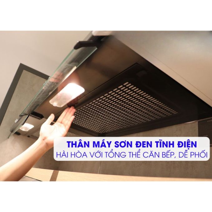 H107B thân máy sơn đen tĩnh điện