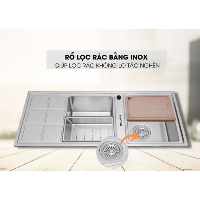MS 8815L rổ lọc rác bằng inox