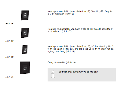 Bảng điều khiển máy hút mùi Malloca K1509 Bảng điều khiển máy hút mùi Malloca K1509