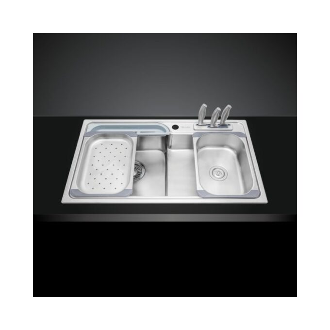 Chậu rửa bát bán thủ công Malloca MS 1028D