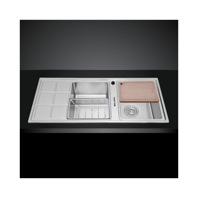 Chậu rửa bát bán thủ công Malloca MS 8815L