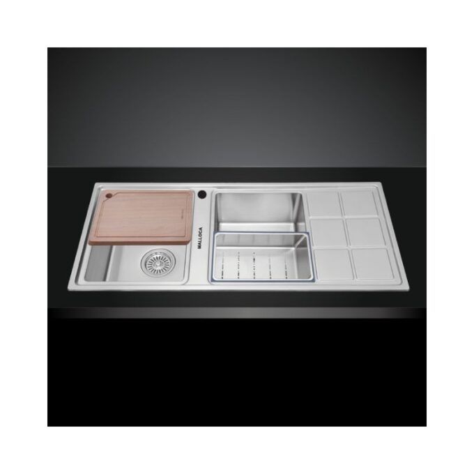 Chậu rửa bát bán thủ công Malloca MS 8815R