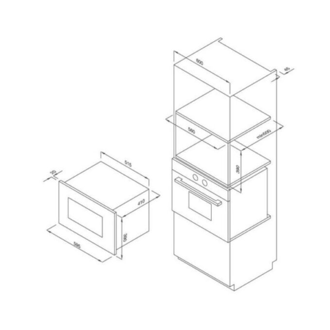 Thiết kế của Lò vi sóng Malloca MW-927I