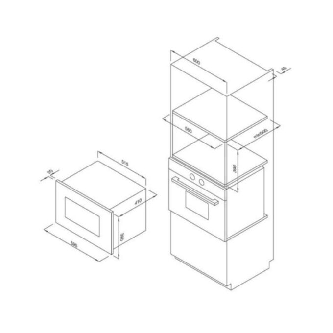 Thiết kế của Lò vi sóng Malloca MW-927J