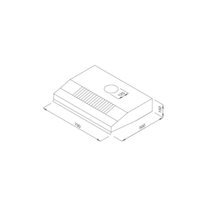 Thiết kế của Máy hút mùi Malloca Classic H392.7B