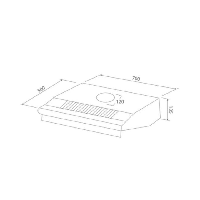 Thiết kế của Máy hút mùi Malloca classic H395.7B