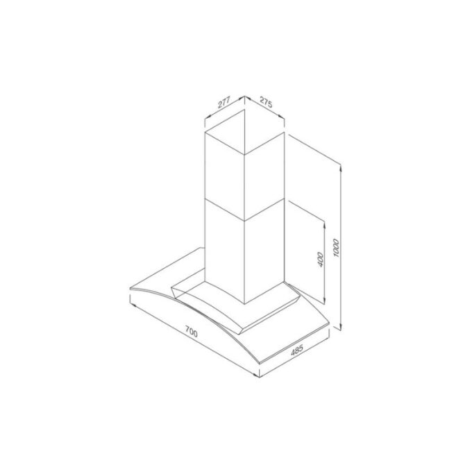Thiết kế của Máy hút mùi Malloca MC 9078-700