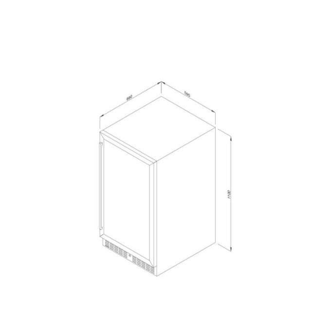 Tủ bảo quản rượu độc lập Malloca MWC-89S 3 Thiết kế của Tủ bảo quản rượu độc lập Malloca MWC - 89S