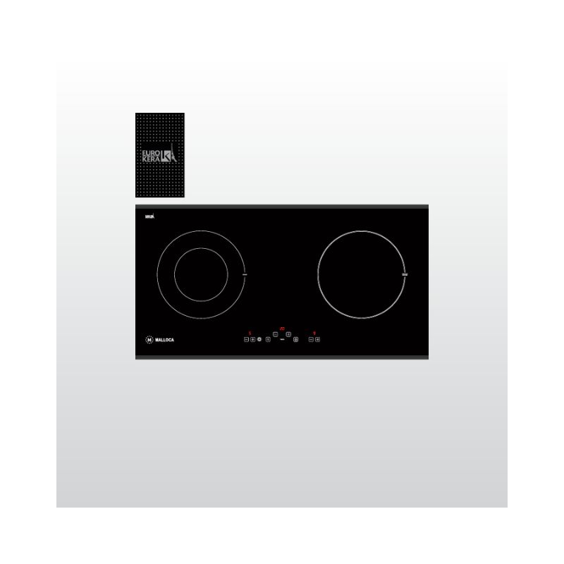 Bếp từ kết hợp hồng ngoại Malloca MH-02IR D Bếp từ kết hợp hồng ngoại Malloca MH-02IR D