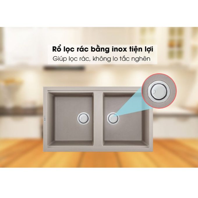 Tortora G-45043 rổ lọc rác bằng inox