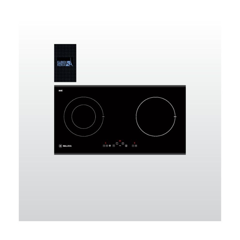 Bếp từ kết hợp hồng ngoại Malloca MH-02IR SB Bếp từ kết hợp hồng ngoại Malloca MH-02IR SB