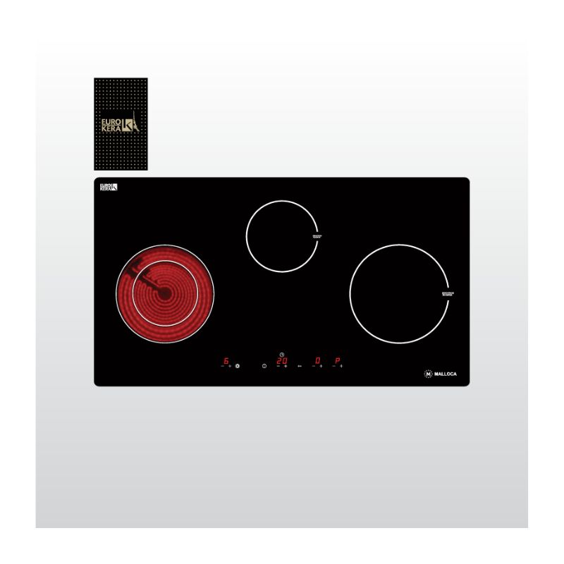 Bếp từ kết hợp hồng ngoại Malloca MH-03IRB LB Bếp từ kết hợp hồng ngoại Malloca MH-03IRB LB