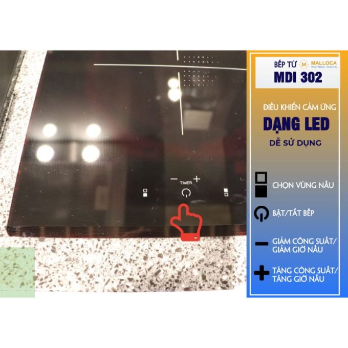 MDI 302 điều khiển cảm ứng dễ dàng