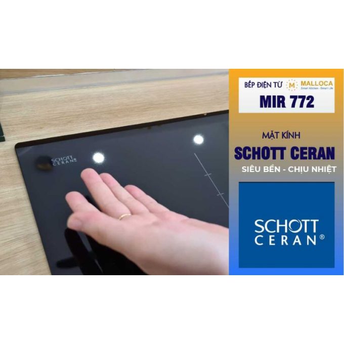 MIR 772 mặt kính Schott ceran