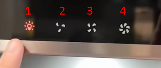 Bảng điều khiển máy hút mùi Malloca Gama K3155.9