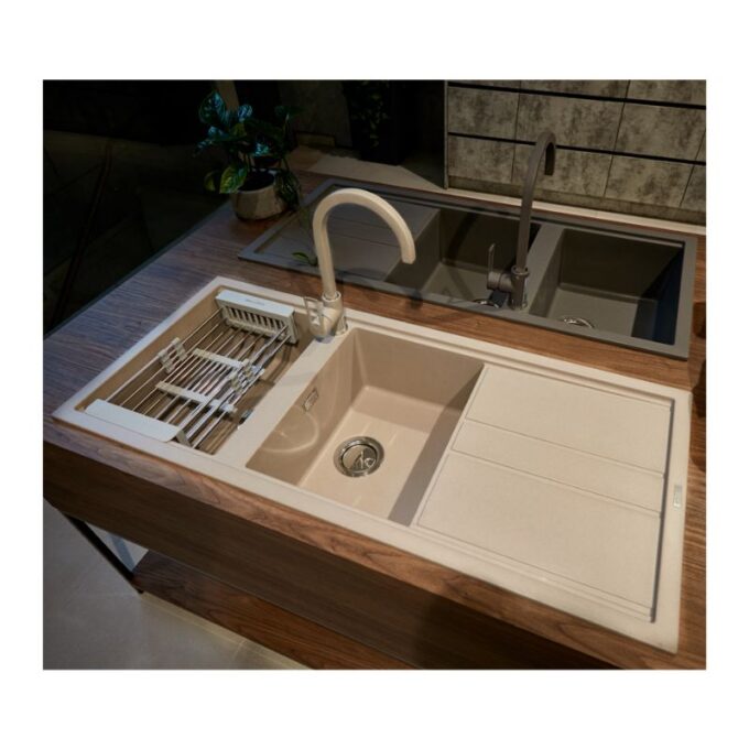 Chậu rửa bát Malloca BIANCO K-50062