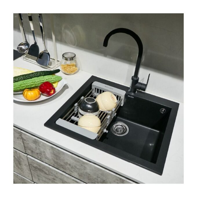 Chậu rửa bát Malloca NERO K-10540 4 Chậu rửa bát Malloca NERO K-10540