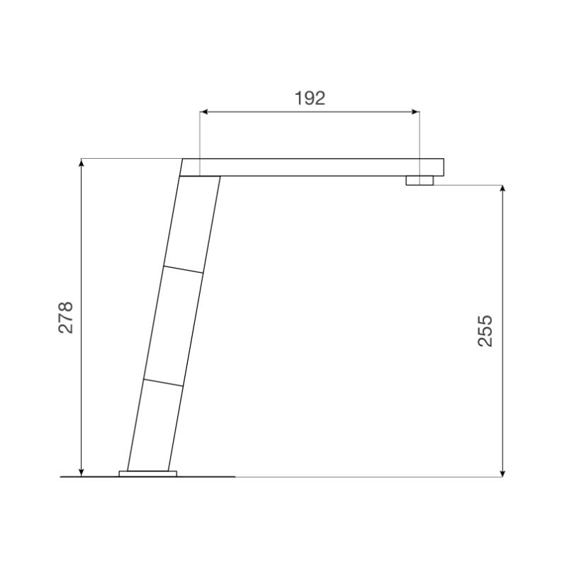 Kích thước vòi rửa bát nóng lạnh Malloca K131CR Kích thước vòi rửa bát nóng lạnh Malloca K131CR