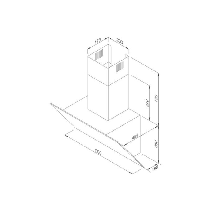 Thiết kế của Máy hút mùi Malloca VITA V-4