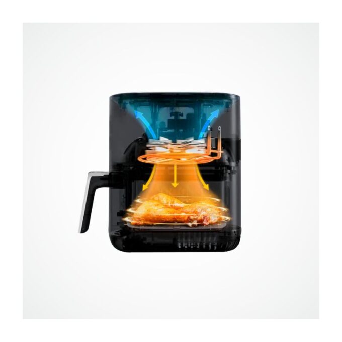 Nồi chiên không dầu thủy tinh Malloca MAF-25B