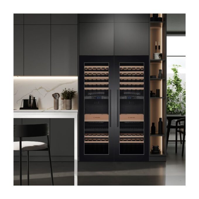 lắp đặt Tủ bảo quản rượu âm tủ Malloca MWC-95BI