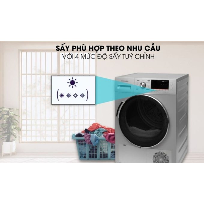 Máy sấy quần áo Malloca MTD-010SIL 5 MTD-010SIL Chế độ điều chỉnh 4 mức độ sấy