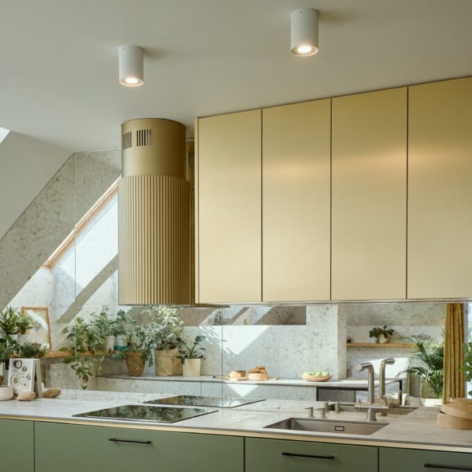 Hình ảnh thực tế Máy hút khói khử mùi – treo độc lập Monoblack K-382B