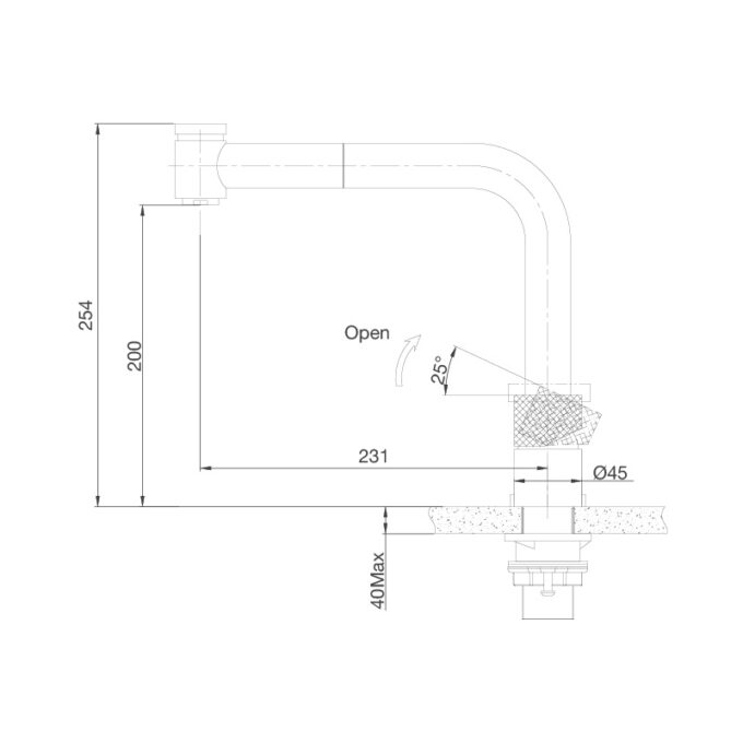 hinh anh voi rua chen luxsteel k068 po 2