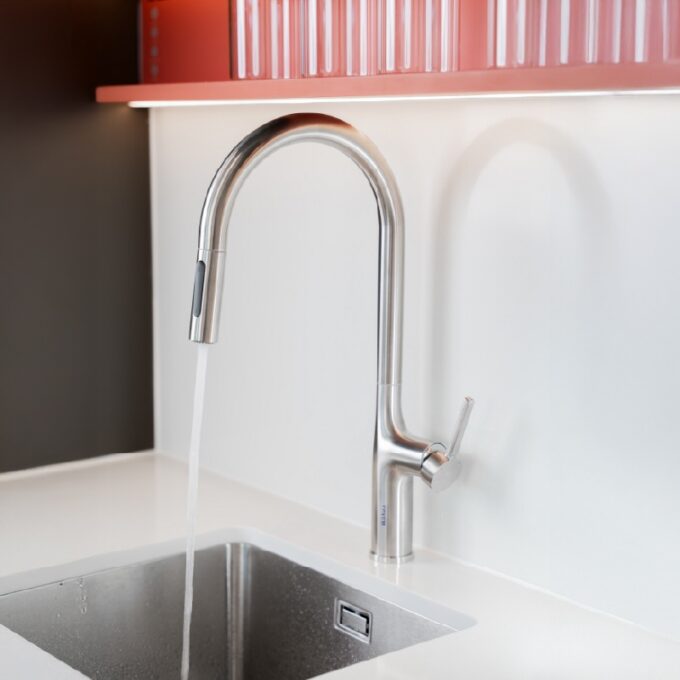 Hình ảnh thực tế Vòi rửa chén K1726-SS