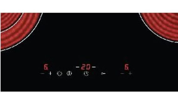 Bếp hồng ngoại 2 vùng nấu Malloca MH-02R / Mặt kính Eurokera 4 Bảng điều khiển cảm ứng