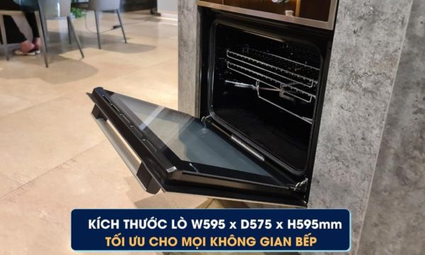 Lò nướng âm tủ Malloca MOV 65DA ( Kính đen ) 9 MOV-65DA kính đen - Thiết kế nhỏ gọn