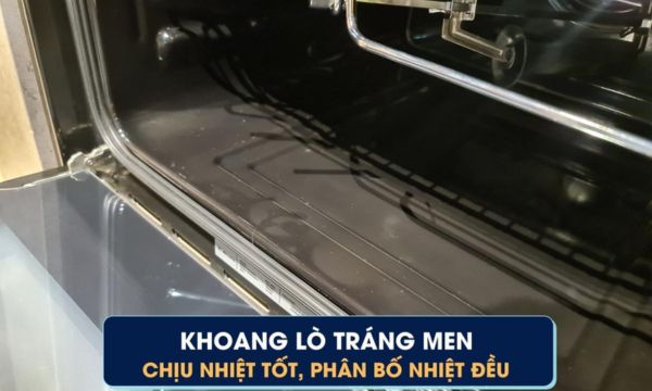 Lò nướng âm tủ Malloca MOV 65DA ( Kính đen ) 12 MOV-65DA kính đen - khoang lò chịu nhiệt tốt