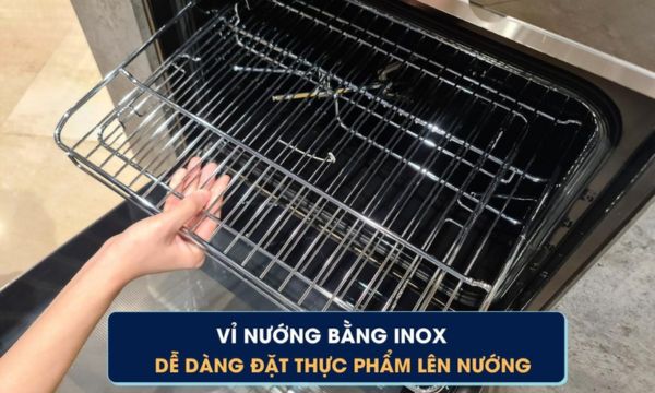 Lò nướng âm tủ Malloca MOV 65DA ( Kính đen ) 14 MOV-65DA kính đen - vỉ nướng rộng