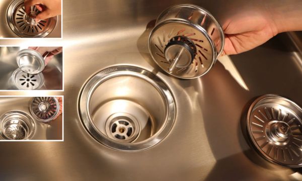 MS 1024 hố lọc rác bằng inox