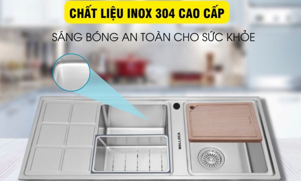 MS 8815L chất liệu inox 304 cao cấp