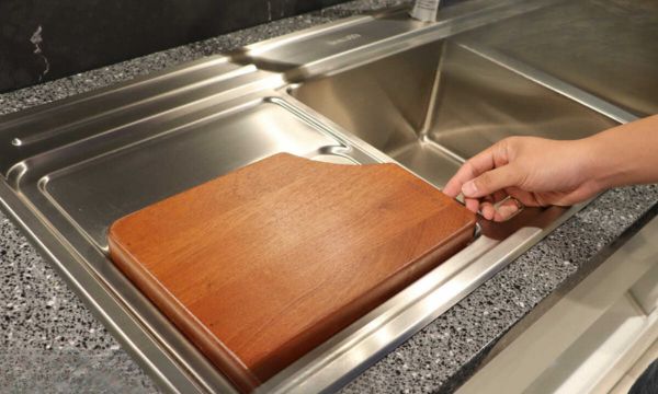 MS 8816 N bàn chờ kèm thớt gỗ