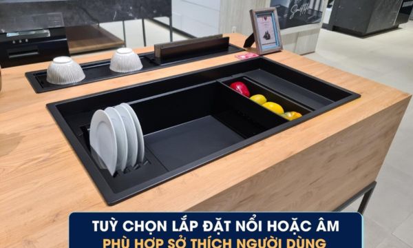 MYST K86S - MYST K86L Chậu đá Mallocalắp đặt nổi hoặc âm linh hoạt