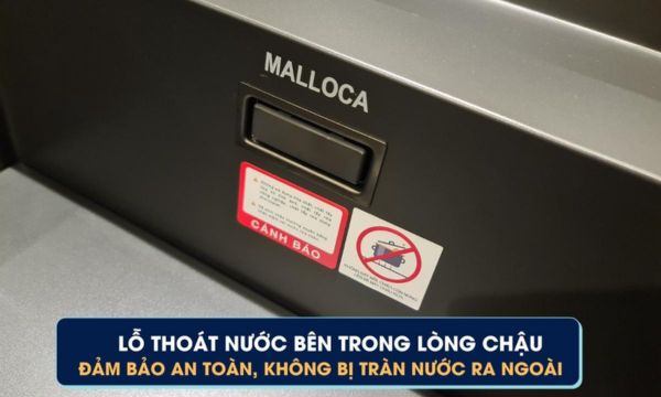 MYST K86S - MYST K86L Lỗ thoát nước của chậu