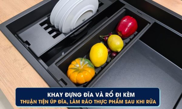MYST K86S - MYST K86L Phụ kiện đi kèm chậu đá