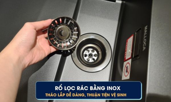 MYST K86S - MYST K86L Rổ lọc rác bằng inox