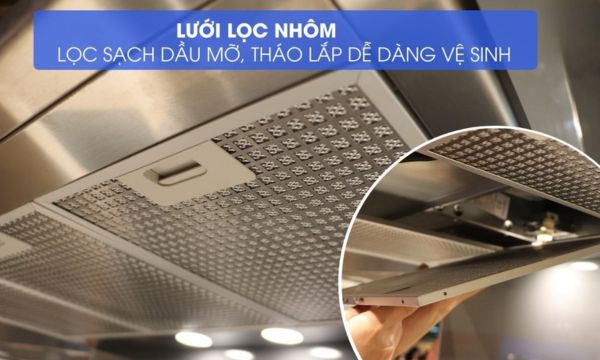 THETA K1520 lưới lọc nhôm hút sạch dầu mỡ