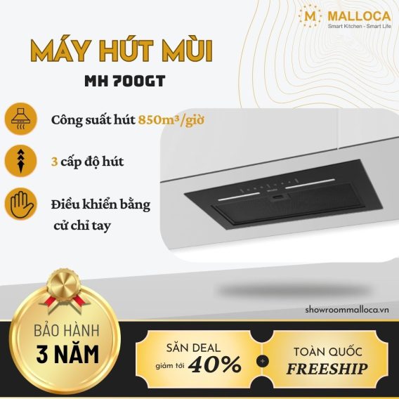 Máy hút khử mùi Malloca MH 700GT