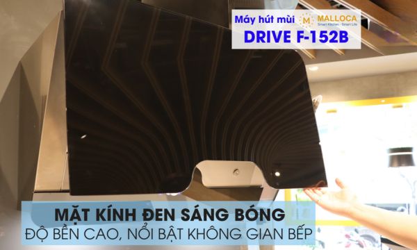 DRIVE F-152B mặt kính đen sáng bóng