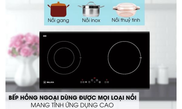 MH-02IR D dùng được với đa dạng nồi