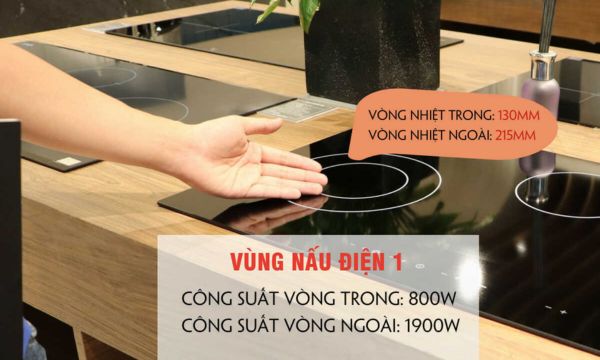 MH-03IRA vùng nấu điện rộng rãi